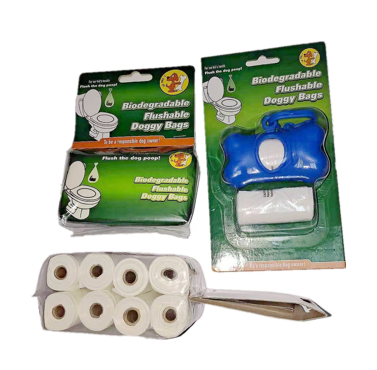 Flushable Pet Waste Bag Saco lavável para resíduos de animais de estimação