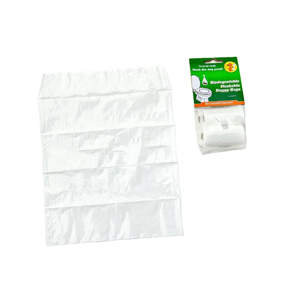 Flushable Pet Waste Bag Saco lavável para resíduos de animais de estimação